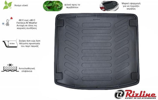 Rizline Trunk Mat Tray Type for BMW X6 2008 Black