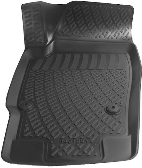 Rizline Set of Front and Rear Mats 4pcs Tray Type for Suzuki Vitara 2016 Black