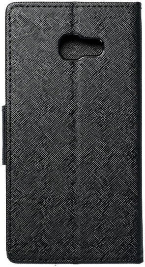 Forcell Fancy Wallet Piele artificială Negru (Galaxy A5 2017)