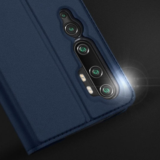 Dux Ducis Skin Pro Книга Изкуствена кожа Тъмносиня (Xiaomi Mi Note 10 / Mi Note 10 Pro)