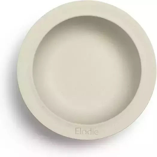 Elodie Details Feeding Set Yummy Mini made of Bamboo with Non-Slip Base White 3pcs