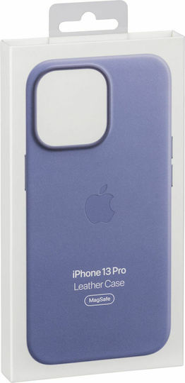 Apple Leather Case With MagSafe Back Cover Δερμάτινο Wisteria (iPhone 13 Pro)