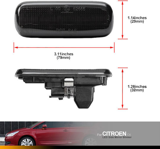 Carner Flash Led for Citroen C4 2pcs
