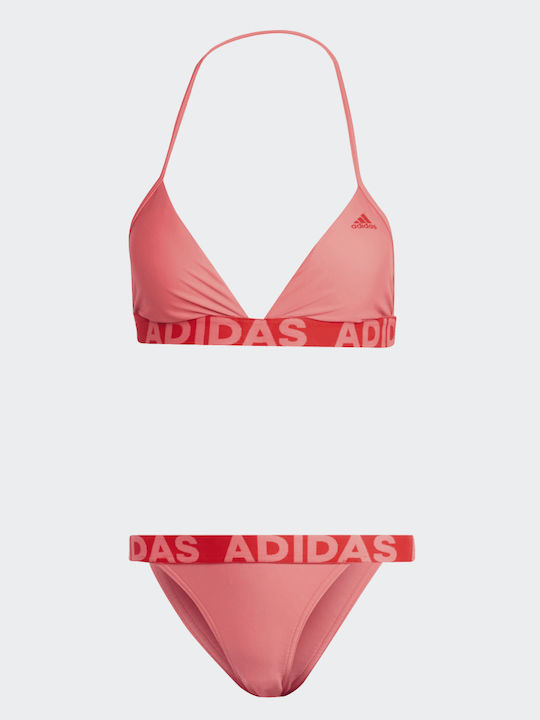 Beach Αθλητικό Set Bikini Τριγωνάκι Semi Turbo/ Vivid Red