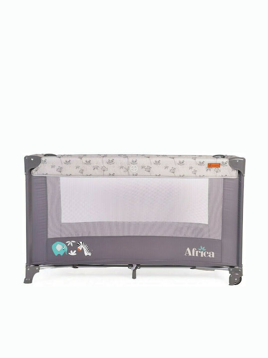 Cangaroo Africa Playpen Gray 125x65cm