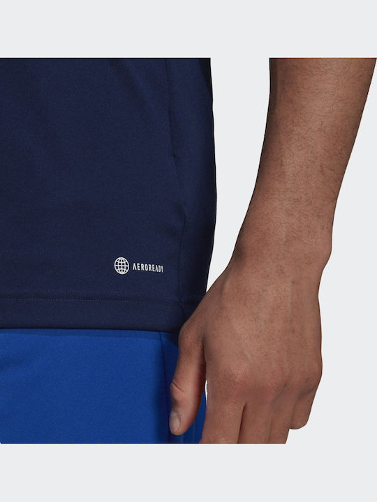 Entrada 22 Aeroready Athletic T-shirt Team Navy Blue