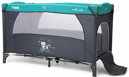 Cangaroo Tommy Playpen 2 Levels with Mattress Pink 120x60cm
