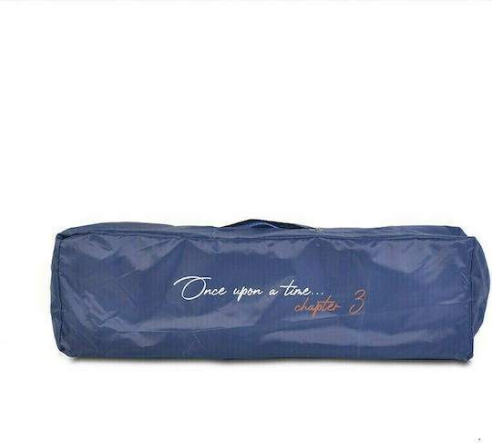 Cangaroo Once Upon A Time Loc de joacă 3 Nivele cu Schimbător & Saltea Blugi 125x62cm