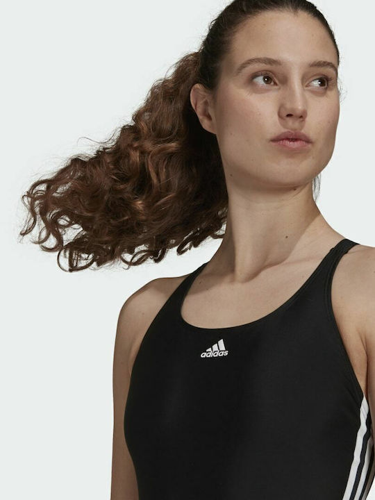 Mid 3-Stripes Activewear Swimsuit Black