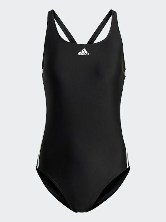 Mid 3-Stripes Activewear Swimsuit Black