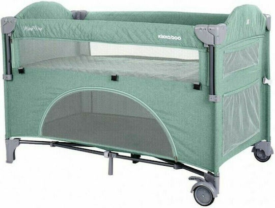 Kikka Boo Milky Way 2020 Кошара за игра 2 Нива с Матрак Мента 125x65см