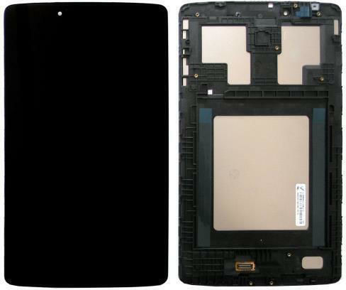 Screen & Touch Mechanism Replacement Part μαύρος (LG G Pad 8.0 V480/V490)