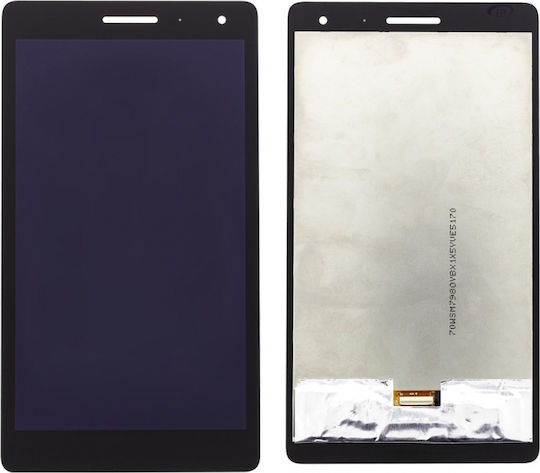 Ecranul și mecanismul tactil de Înlocuire negru (Huawei MediaPad T3 7.0)