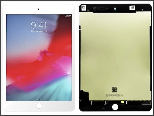 Bildschirm & Touch-Mechanismus Ersatzteil white (iPad mini 5 2019)