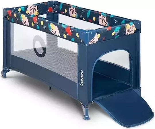 Lionelo Stefi Παρκοκρέβατο με Στρώμα Navy Μπλε 125x65cm