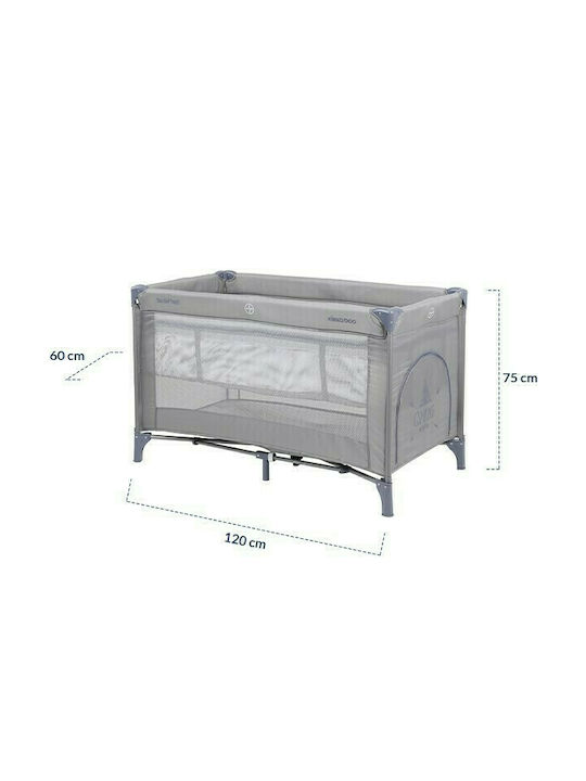 Kikka Boo So Gifted 2020 Playpen 2 Levels with Mattress Navy Blue 124x64cm