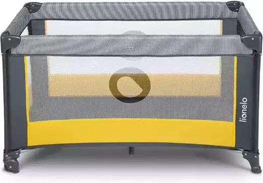 Lionelo Stefi Παρκοκρέβατο με Στρώμα Yellow Lemon 125x65cm