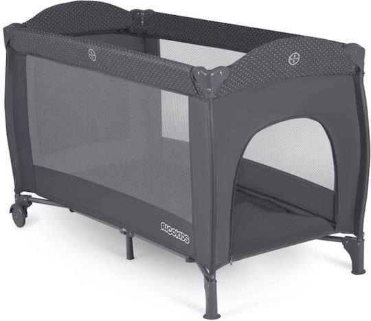 Ricokids RK-242 Loc de joacă cu Schimbător & Saltea Gri 125x65cm
