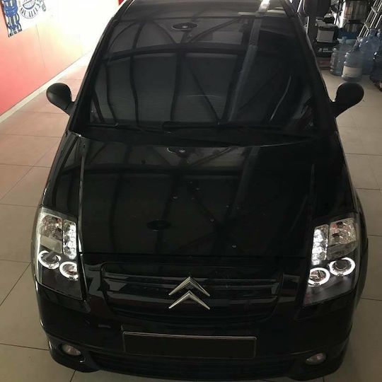 Предни светлини Ангелски очи LED за Citroen C2 2004-2010 2бр