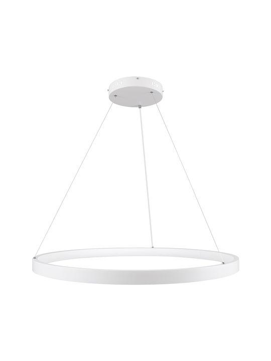 GloboStar Nemesis Κρεμαστό Φωτιστικό Λευκό LED 86x86εκ.