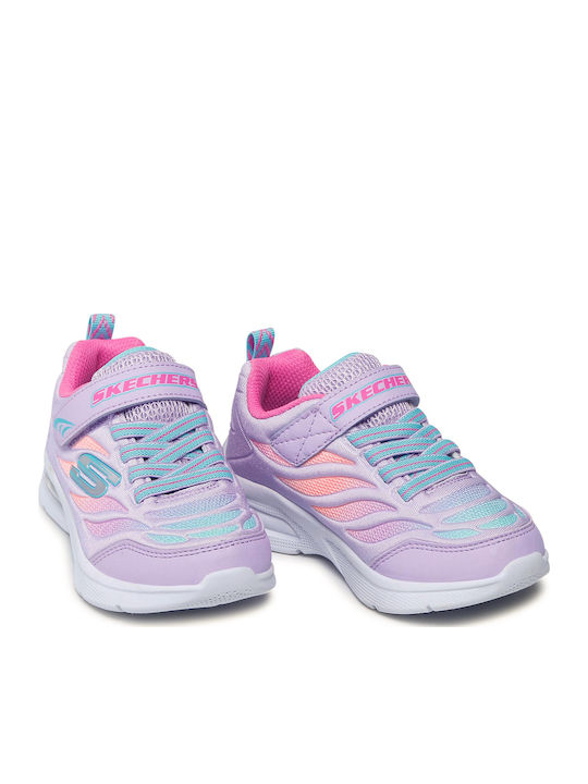 MICROSPEC MAX-AIRY Kinder Sneakers mit Klettverschluss Flieder