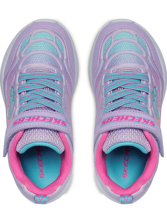 MICROSPEC MAX-AIRY Kinder Sneakers mit Klettverschluss Flieder
