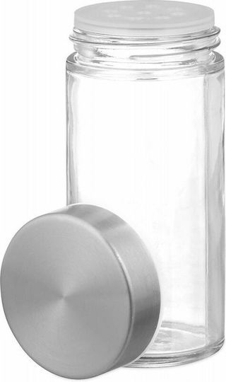 Relaxdays Inox Tabletop Rotating Spice Rack Silver 16pcs