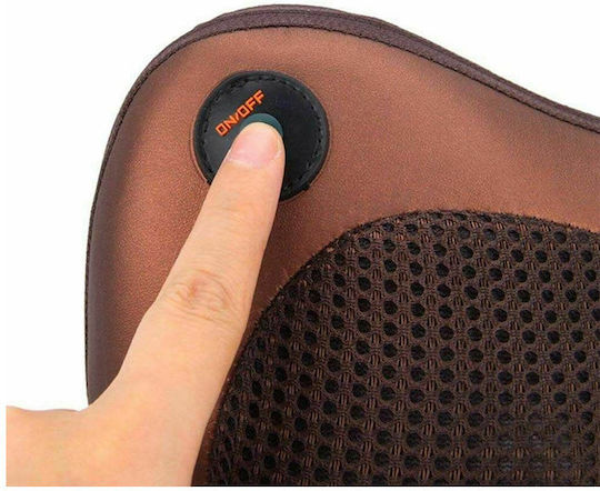 Timeless Tools Shiatsu Massage Pillow Pillow Massage Shiatsu for the Neck Brown