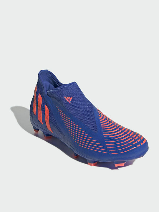 adidas Predator Edge.3 Ποδοσφαιρικά Παπούτσια με Τάπες FG Hi-res Blue / Turbo