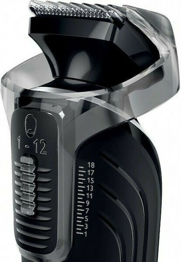 Philips Multigroom Series 5000 11 in 1 Σετ Επαναφορτιζόμενης Κουρευτικής Μηχανής Μαύρο MG5730/15