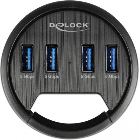 DeLock Hub 4 Θυρών USB 3.2 με σύνδεση USB-A