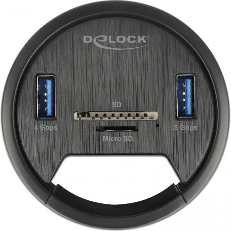 DeLock Hub 2 Θυρών USB 3.2 με σύνδεση USB-A
