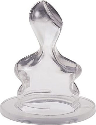 Nip Silicone Baby Bottle Teats High Flow for 6+ months 2pcs