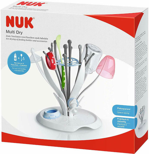 Nuk Trocknungsgestell für 6 Babyflaschen Weißs 1Stück