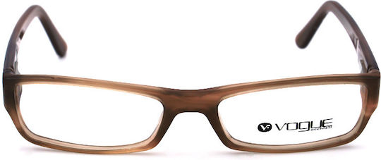 Vogue Men's Acetate Brown Prescription Eyeglass Frame VO2316 1215
