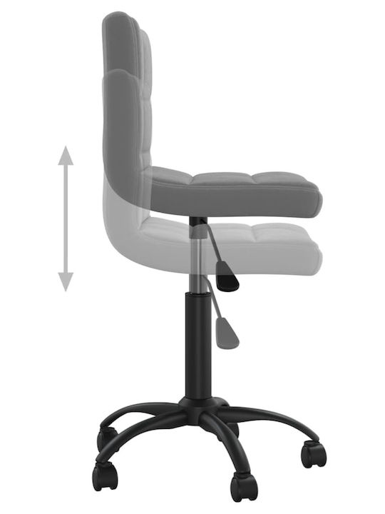 Stuhl mit Rollen Dark grey 40x47x76cm 1Stück