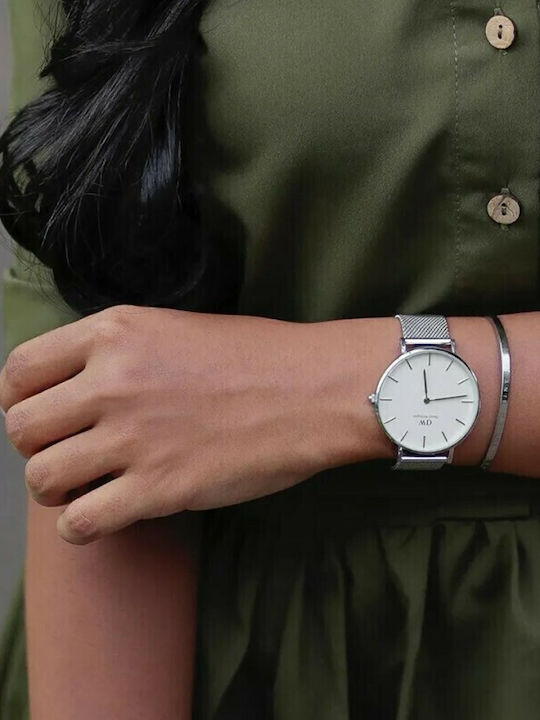 Daniel Wellington Classic Small Γυναικείο Βραχιόλι Χειροπέδα από Ατσάλι