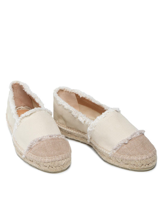 Kampala Stoff Damen Espadrilles in Beige Farbe