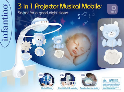 Infantino Mobile für Kinderbett mit Musik, Drehung und Projektor Β-004896-03