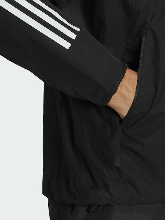 3 Stripes Rain.rdy Sportjacke Schwarz