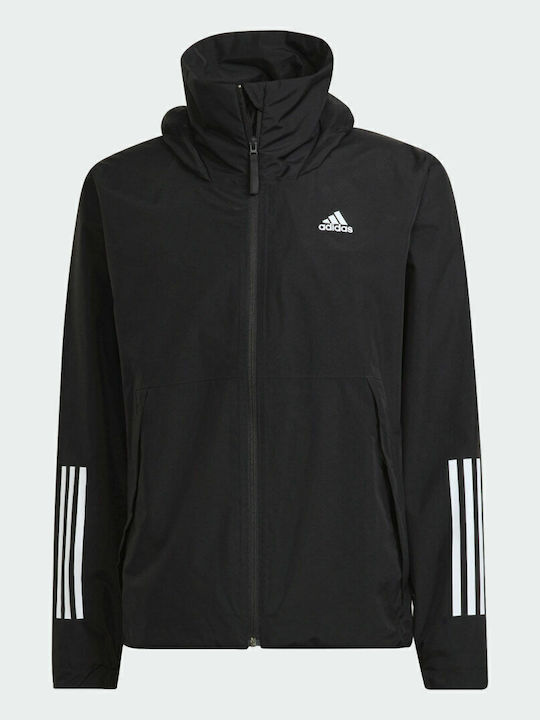 3 Stripes Rain.rdy Sportjacke Schwarz
