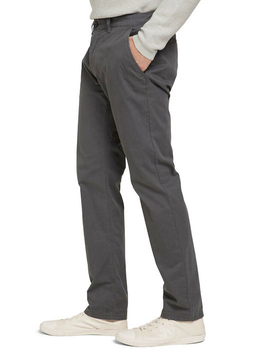 Trousers Chino Elastic in Regular Fit Gray