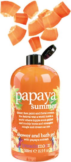 Treaclemoon Papaya Summer Gel De Duș Cu Miros De Fructe Tropicale 500ml