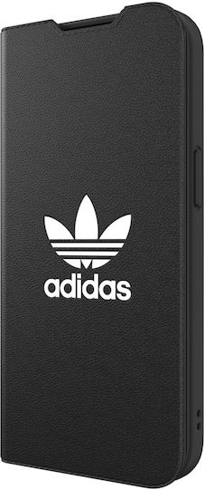 adidas Basic Booklet Case Synthetisches Leder Black/White (iPhone 13)