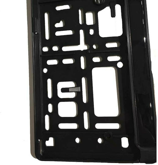 Carner Car License Plate Frame Front - Back Plastic Black