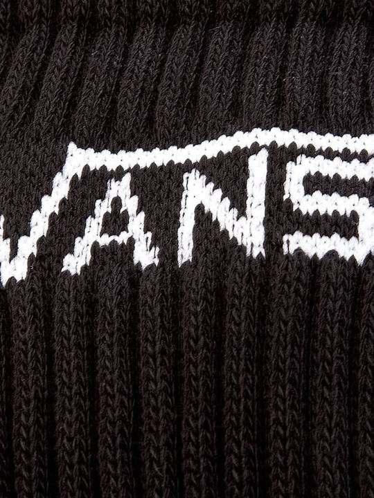 Vans Classic Crew Men's Solid Color Socks Black 3Pack