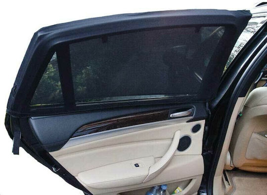 Car+ Πλαϊνά Σκίαστρα Αυτοκινήτου Φιμέ Μαύρο 105x56εκ. 2τμχ