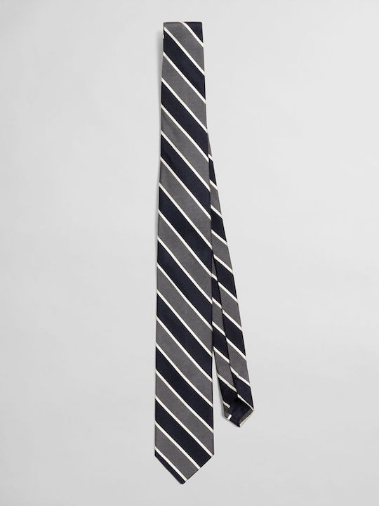 Gant Men's Tie Silk Printed In Gray Colour