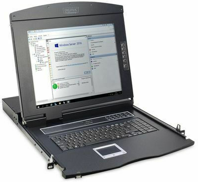 Digitus Modular Console with 17" TFT (43,2cm), 8-port KVM & Touchpad