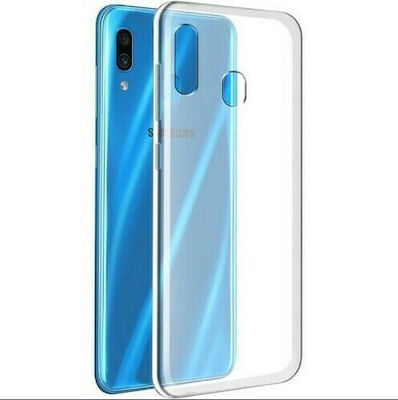 Hurtel Coperta din spate Silicon Transparent (Galaxy A30)